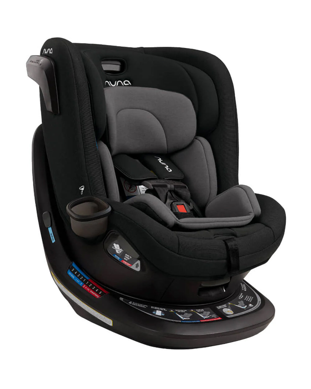 Nuna Revv Baby Car Seat-Greenguard Gold Certified-Convertible (Front Rear Facing)-360 Degree Rotation-10 Position Reclining Seat-Integrated Rebound