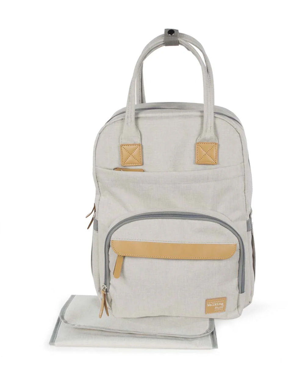 Walking Mum Baby Nature Diaper Changing Bag-Backpack-With Stroller