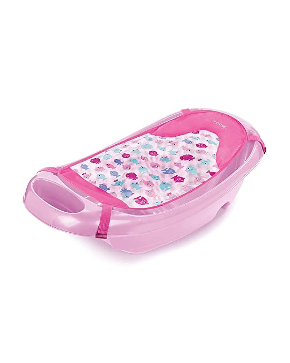 Summer Infant Splish N Splash Baby Bath Tub-With Detachable Sling-0 to 24M-Pink-Extra 5% Off