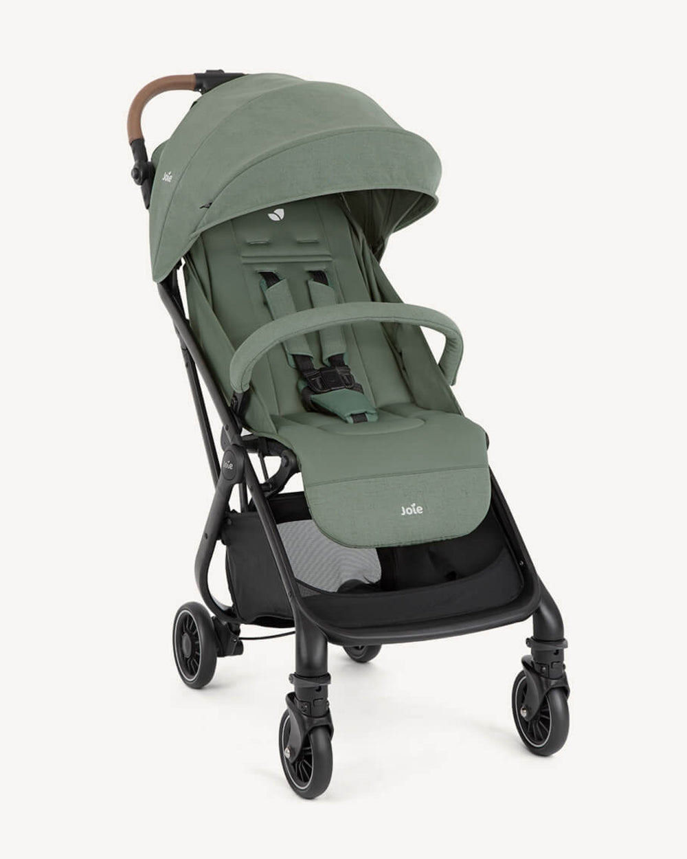 Joie Tourist Lightweight Baby Stroller-Flat Reclining Seat-One Hand Fold-Travel System Compatible-Includes Rain Cover, Travel Bag Adapters-2 Years