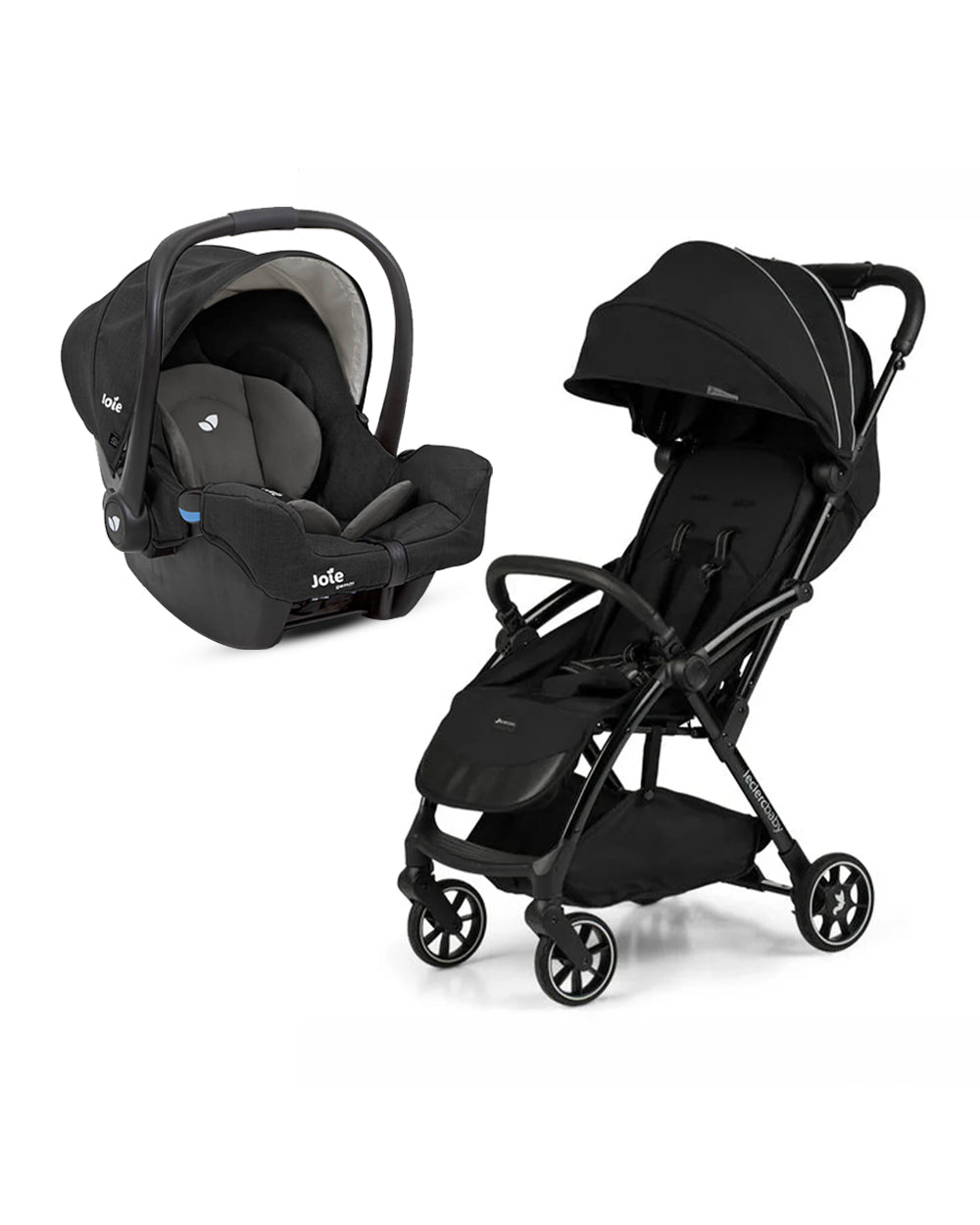 Leclerc Influencer Air-Cabin Friendly Stroller Joie Gemm Car Seat Travel System-With Free Diaper Bag-Stroller: (One Touch Fold, For 6M to 5Y)-Car