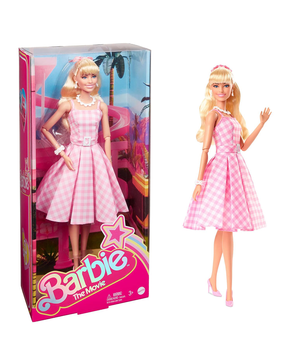 Channel Barbie Vlog Barbie The Movie Collectible Doll-Wearing Pink