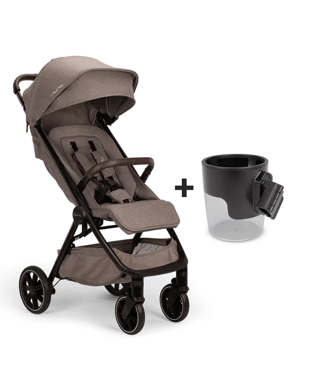Nuna TRVL LX Cabin Friendly Baby Stroller-With Cup Holder-One Hand
