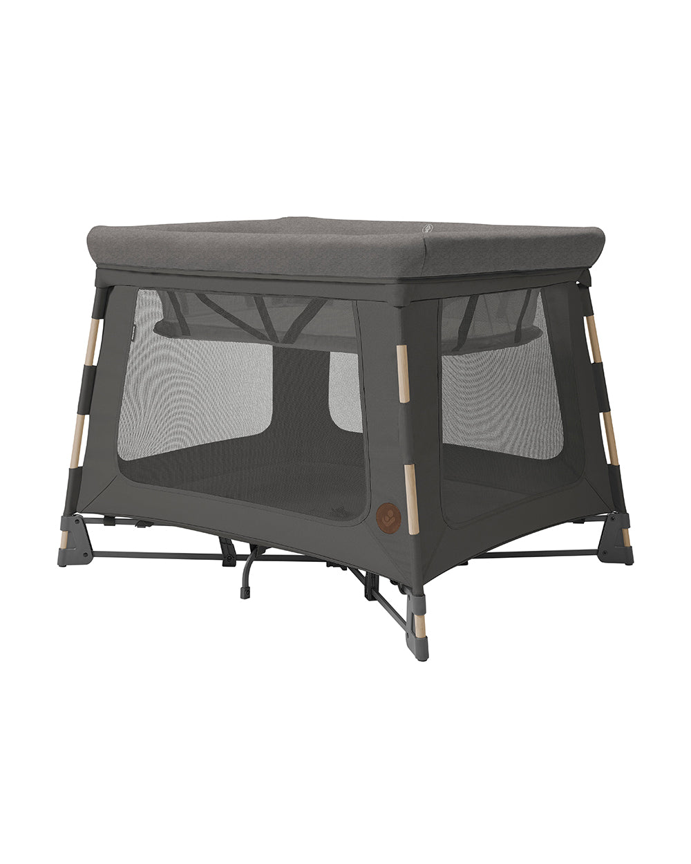 Maxi Cosi Swift 3-in-1 Bassinet, Travel Cot Playpen-Lightweight Easy One-second Fold-With Unique Two Stage Mattress Includes Travel Bag-For to