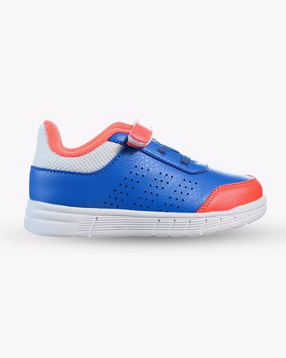Adidas Blue and Red Amic I Velcro Shoes For Infants