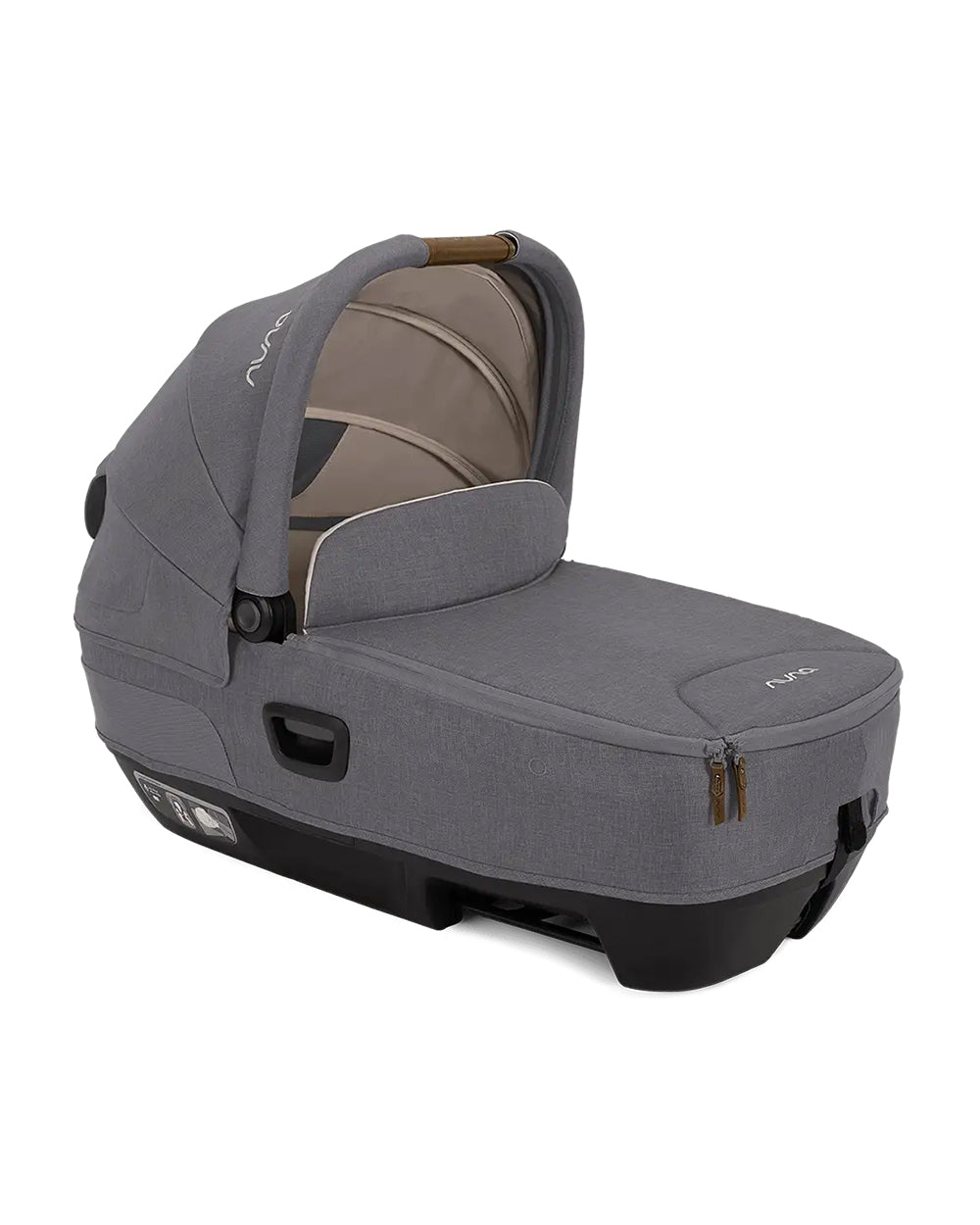 Nuna Cari NEXT Baby Carry Cot-Doubling As Car Seat Carry Cot-3 Point Harness-With Organic Jersey Infant Insert Dream Drape-2 Years Warranty-For