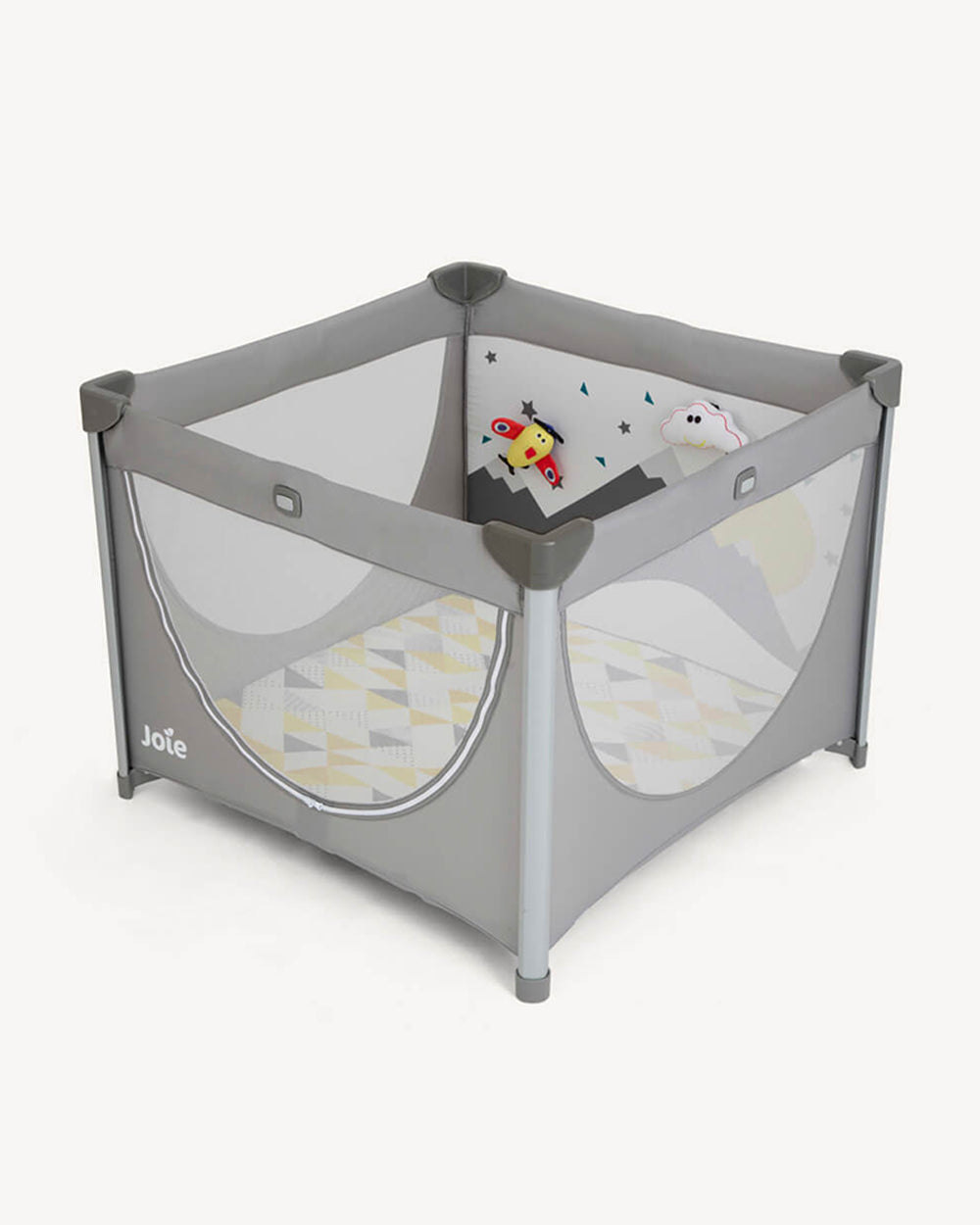 Joie Cheer Playard Travel Cot-Compact Fold-All Around Mesh