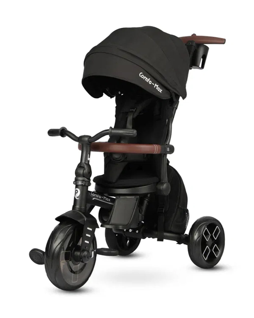 Qplay Comfo Max 7-in-1 Trike-Black-Extra 5% Off
