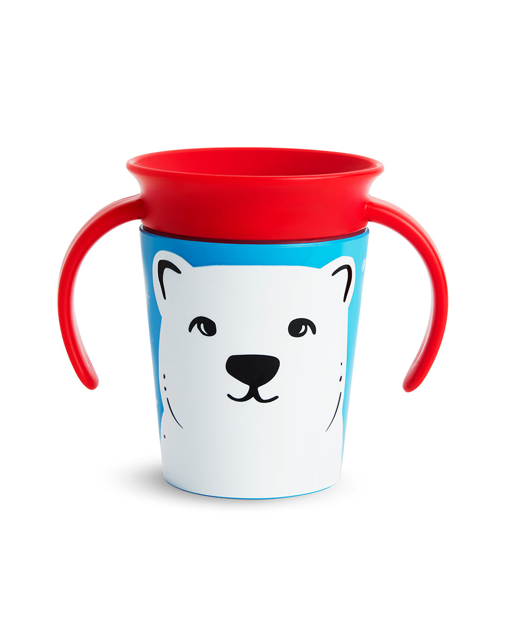 Munchkin Miracle 360 Degree WildLove Trainer Cup-Bear-Auto Flow Stop-For Infants