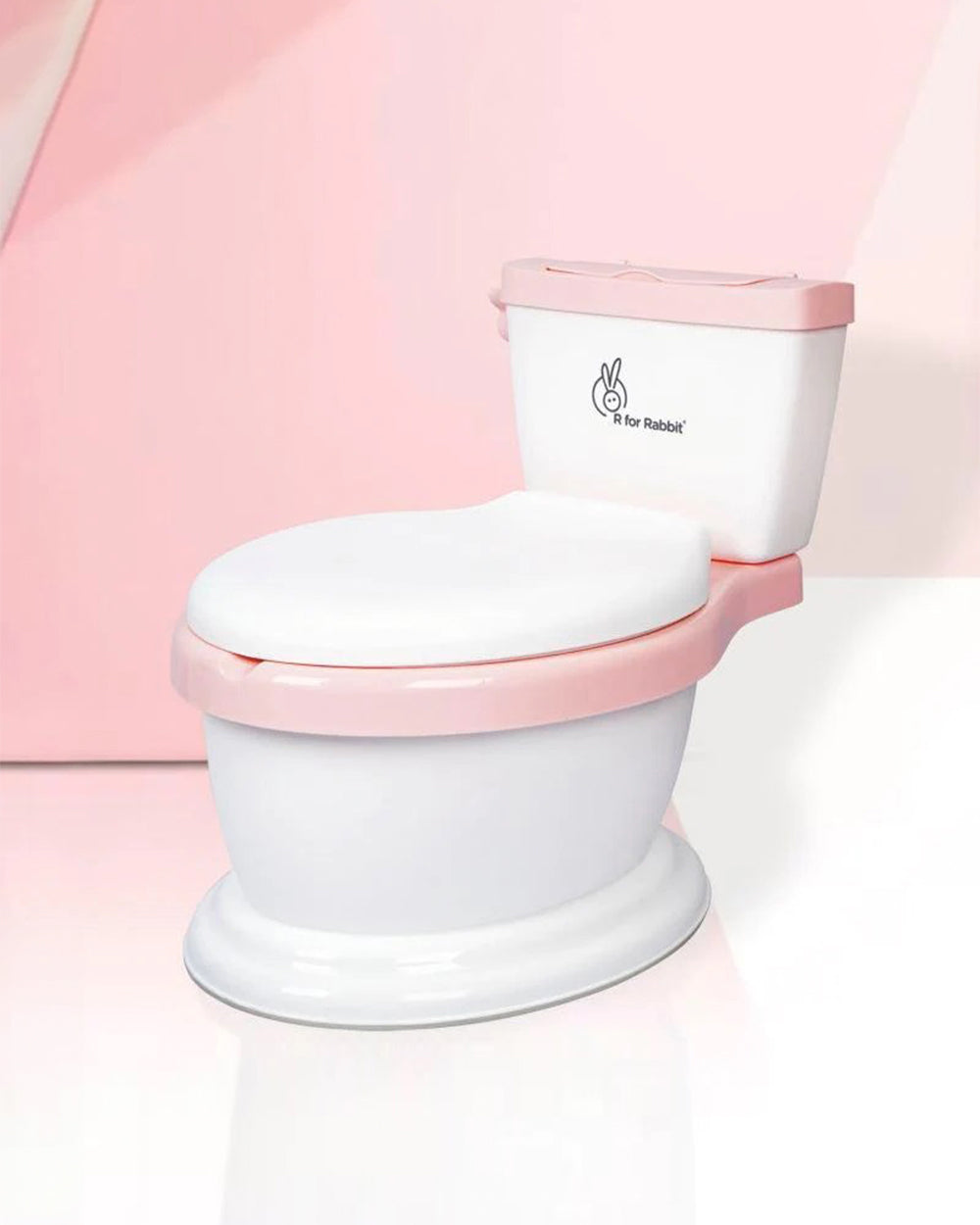 R For Rabbit Little Grown Up Potty Chair-With Soft Cushioning-1 to Year-White Pink-Extra 5% Off