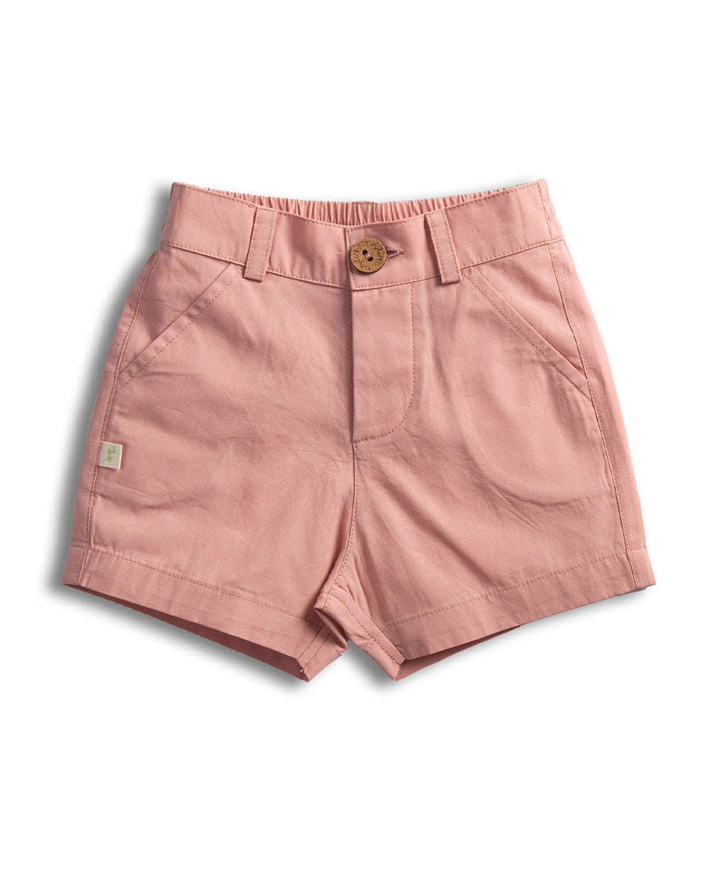 Tiny Twig Rustic Denim Shorts-Girl-Organic Bamboo Cotton-For