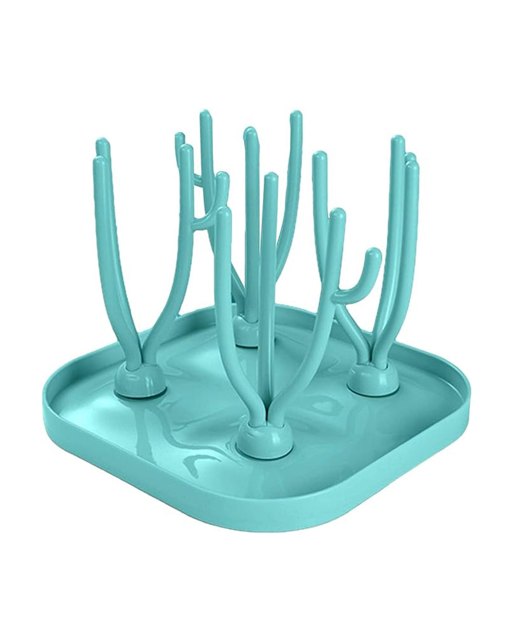 Syga Foldable Baby Bottle Drying Rack-Tree Shape Design-Blue
