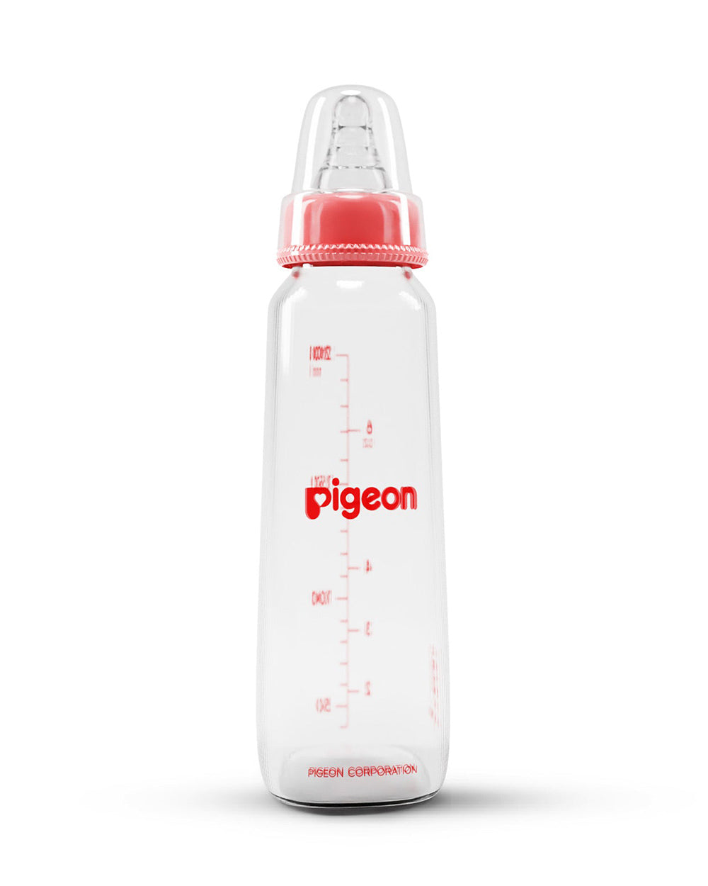 Pigeon Narrow Neck Glass Feeding Bottle-Anti Colic-200 ml-Medium