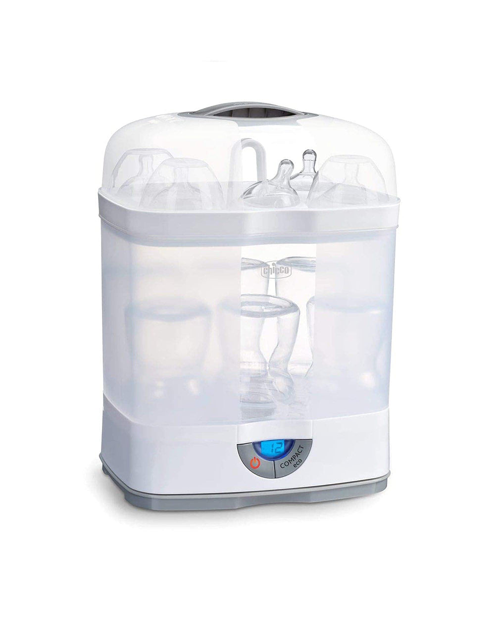 Chicco Sterilnatural in Convertible Bottle Sterilizer-Electric Steam-24 Hour Protection-6 Bottles Capacity-Extra 5% Off