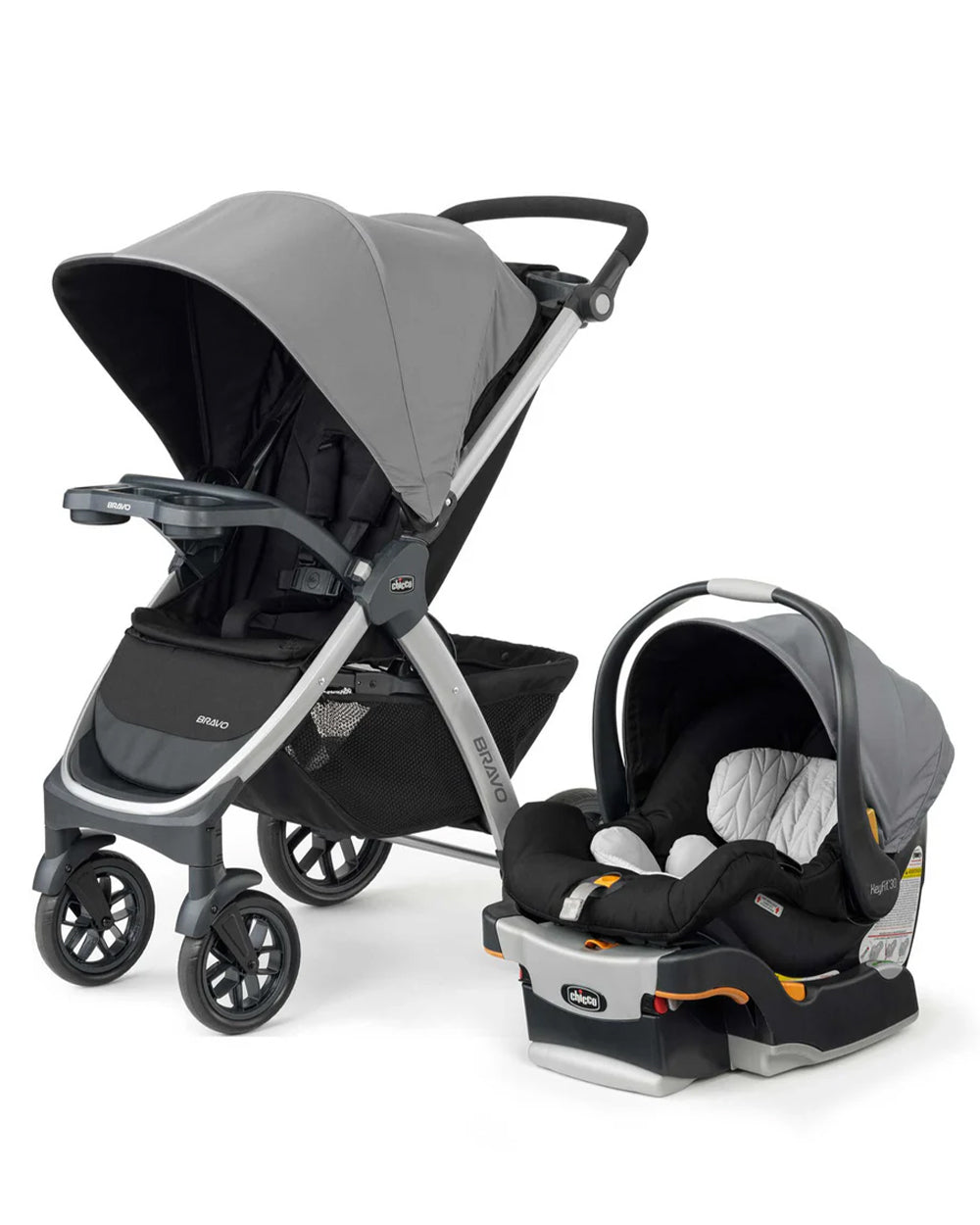 Chicco Bravo Trio Travel System-3 Positions Adjustable Parent