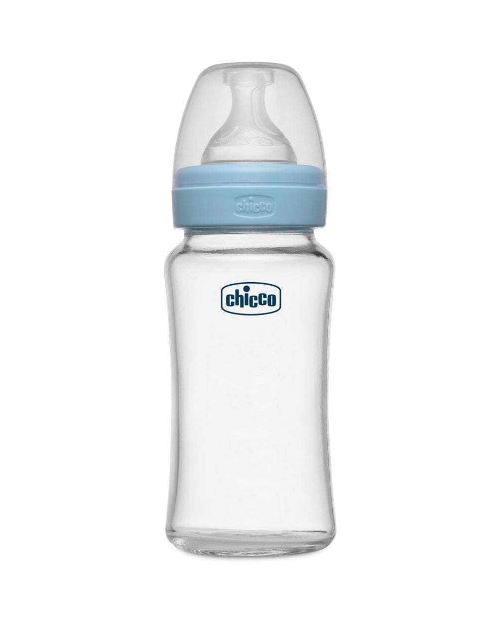 Chicco Well Being Glass Feeding Bottle-Anti Colic-Wide Neck-Medium