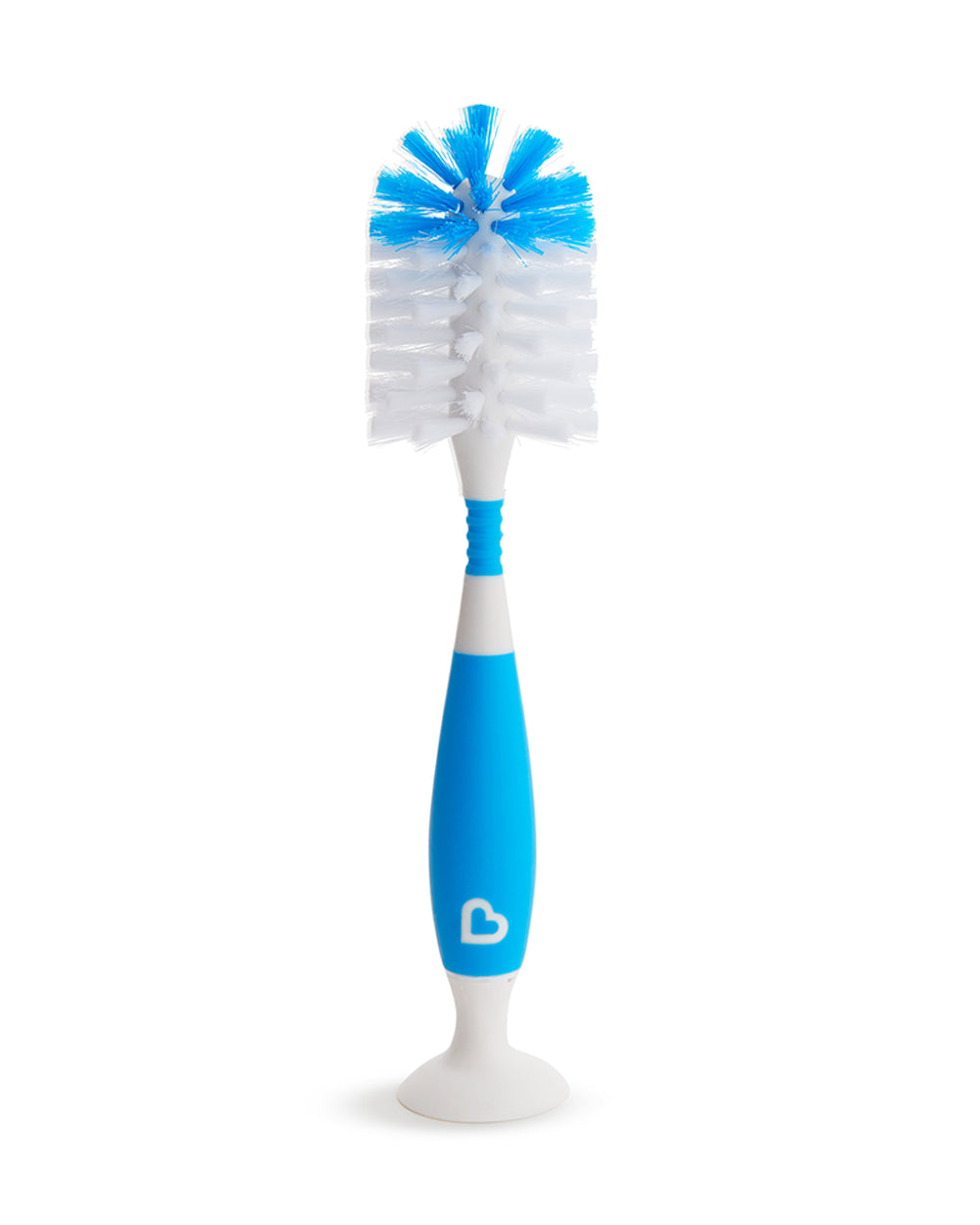 Munchkin Bristle Bottle Cleaning Brush-Suction Cup Base-With Soft