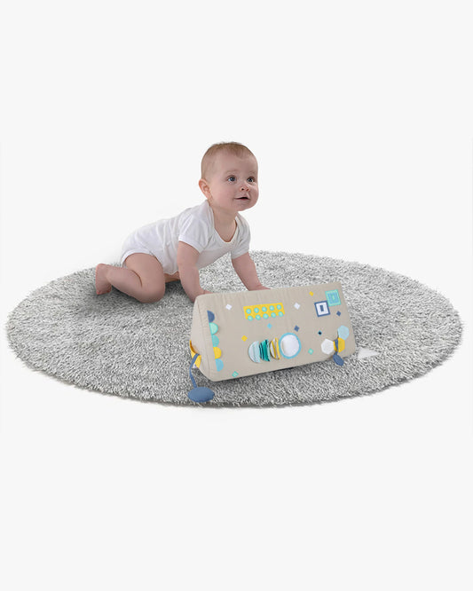 Role Play Geometric Shapes Baby Tummy Time Adventure Toy-Strengthens Baby's Neck, Back & Arm-Sensory Stimulation-Explore and Learn with Geometric Shapes-Indoor Toys-0M+