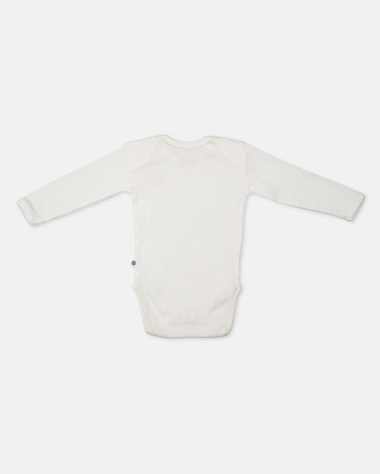 Cotton Bug White & Pink Bodysuit-Teddy-Organic Cotton-Full Sleeves-Pack of 3-For Infants