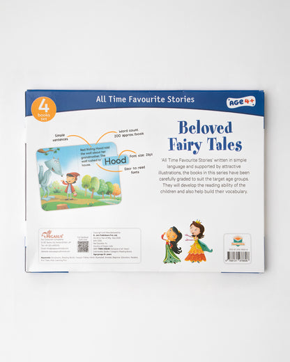 Pegasus All Time Favourite Stories-Beloved Fairy Tales-Set of 4 Books-Learning & Educational Toys-36M+