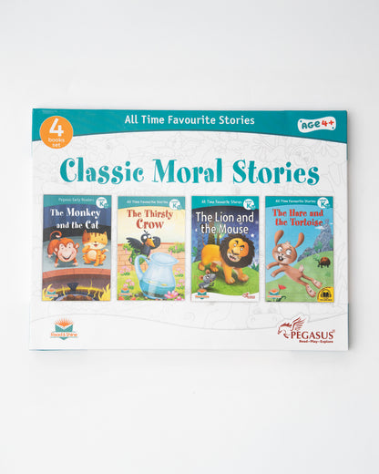 Pegasus All Time Favourite Stories-Classic Moral Stories-Set of 4 Books-Learning & Educational Toys-36M+