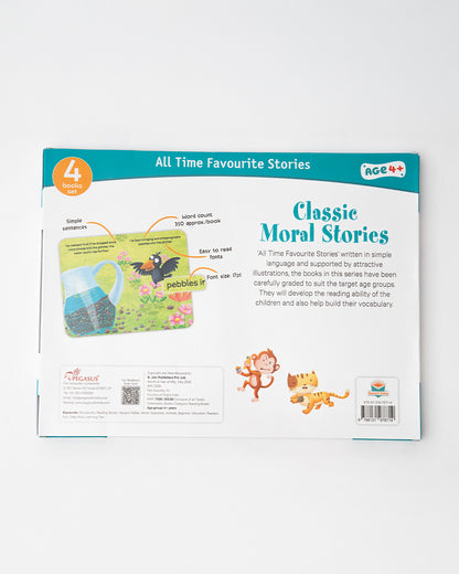 Pegasus All Time Favourite Stories-Classic Moral Stories-Set of 4 Books-Learning & Educational Toys-36M+
