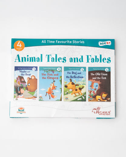 Pegasus All Time Favourite Stories-Animal Tales & Fables-Set of 4 Books-Learning & Educational Toys-36M+