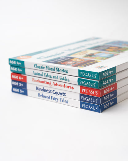 Pegasus All Time Favourite Stories-Beloved Fairy Tales-Set of 4 Books-Learning & Educational Toys-36M+