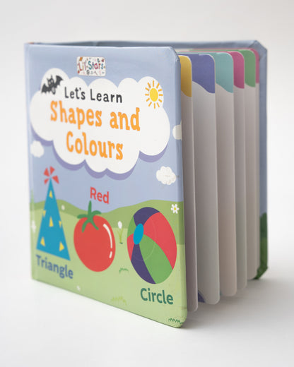 Pegasus Let's Learn Shapes & Colors Book-12 Interactive Colorful Pages-Develops Visual Recognition-Learning & Educational Toys-12M+