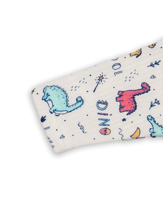 Bodycare Multicolor Thermal Set-Dinosaur-Cotton-For Infants