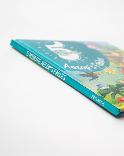 Pegasus Aesop’s Fables-5 Minute Story Book-72 Pages of Illustrated Moral Tales-Learning & Educational Toys-24M+