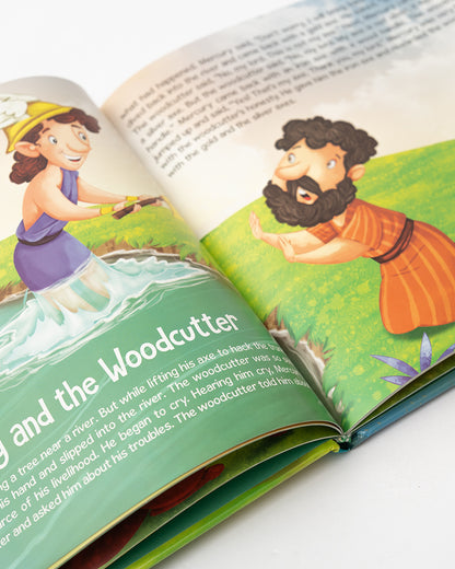 Pegasus Aesop’s Fables-5 Minute Story Book-72 Pages of Illustrated Moral Tales-Learning & Educational Toys-24M+