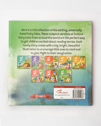 Pegasus Fairy Tales-5 Minute Story Book-72 Pages of Illustrated Moral Tales-Learning & Educational Toys-24M+