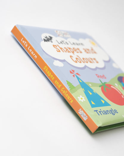 Pegasus Let's Learn Shapes & Colors Book-12 Interactive Colorful Pages-Develops Visual Recognition-Learning & Educational Toys-12M+