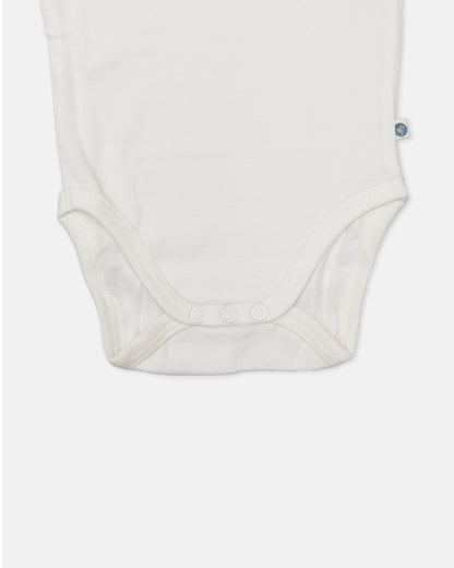 Cotton Bug White Bodysuit-Art Splash-Organic Cotton-Half Sleeves-Pack of 3-For Infants