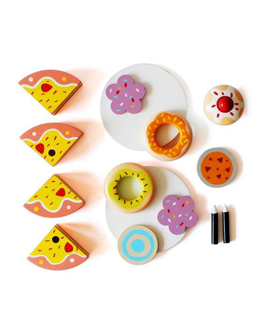 Shumee Wooden Mega Lil Chef's Kitchen Cooking Set-Sparks Child's Curiosity-Keeps the Child Engaged-Pretend & Play Toy-24M+