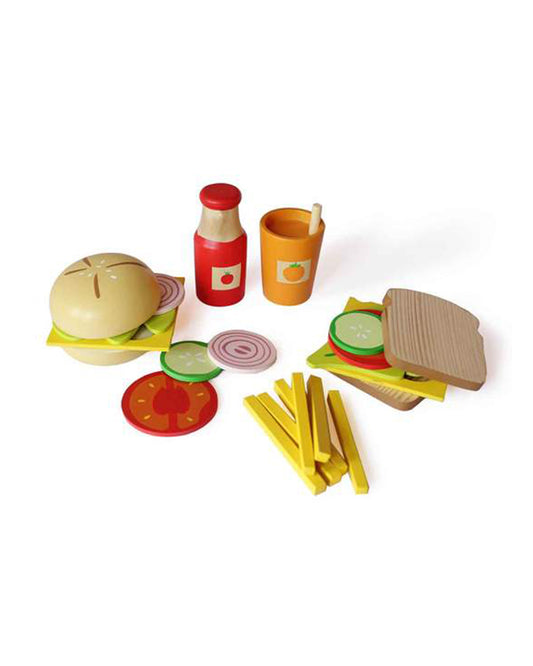 Shumee Wooden Mega Lil Chef's Kitchen Cooking Set-Sparks Child's Curiosity-Keeps the Child Engaged-Pretend & Play Toy-24M+