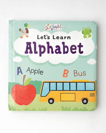 Pegasus Let's Learn Alphabet Book-12 Interactive Colorful Pages-Develops Visual Recognition-Learning & Educational Toys-12M+
