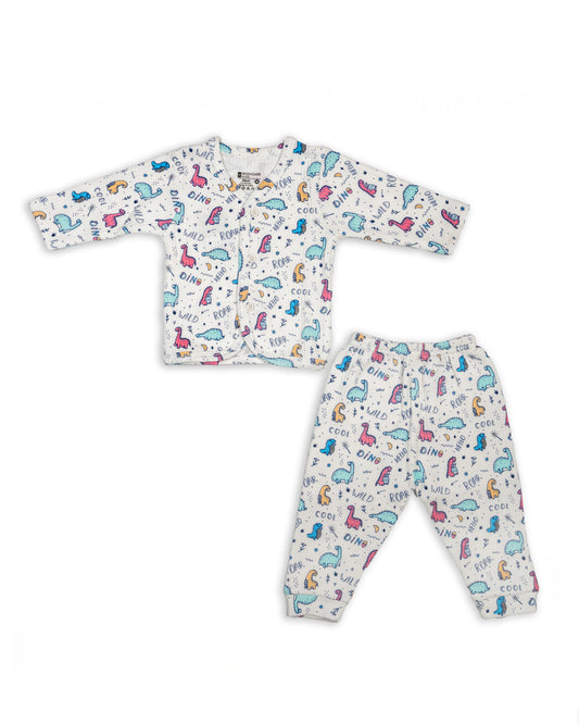 Bodycare Multicolored Thermal Set-Printed-Cotton-Pack Of 2-For Infants