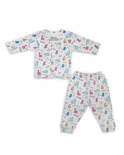 Bodycare Multicolor Thermal Set-Dinosaur-Cotton-For Infants