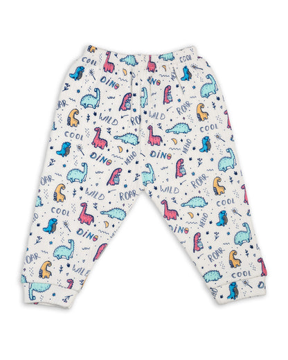 Bodycare Multicolor Thermal Set-Dinosaur-Cotton-For Infants