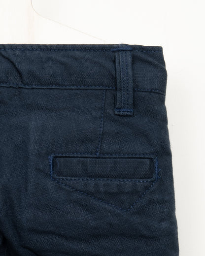 BeeLittle Navy Blue Trousers-Navy-Cotton-For Infants