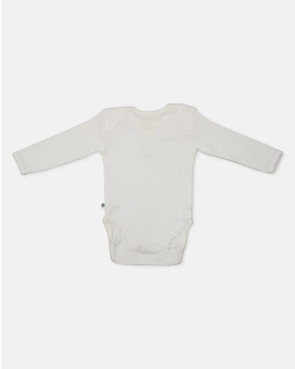 Cotton Bug White Bodysuit-Anchor-Organic Cotton-Full Sleeves-Pack of 3-For Infants