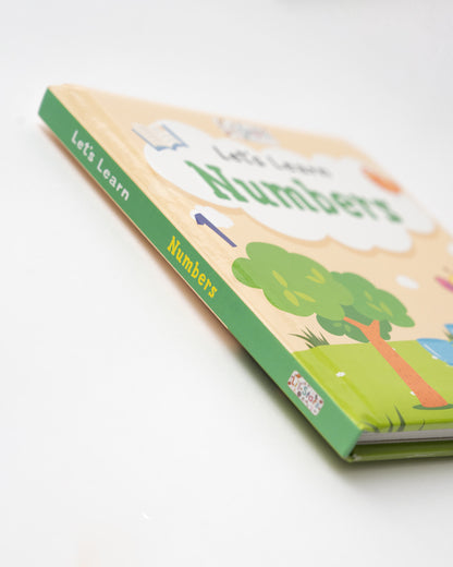 Pegasus Let's Learn Numbers Book-12 Interactive Colorful Pages-Develops Visual Recognition-Learning & Educational Toys-12M+