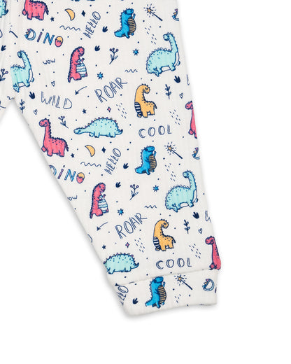 Bodycare Multicolor Thermal Set-Dinosaur-Cotton-For Infants