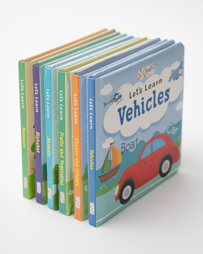 Pegasus Let's Learn Vehicles Book-12 Interactive Colorful Pages-Develops Visual Recognition-Learning & Educational Toys-12M+