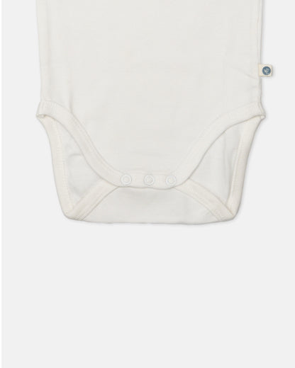 Cotton Bug White Bodysuit-Sea World-Organic Cotton-Full Sleeves-Pack of 3-For Infants