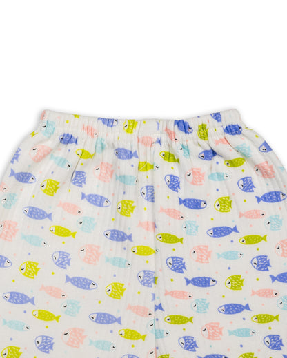 Bodycare Multicolor Thermal Set-Fishes-Cotton-For Infants