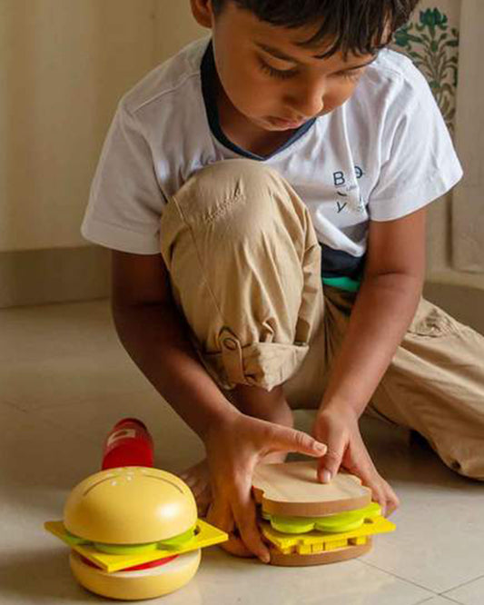 Shumee Wooden Mega Lil Chef's Kitchen Cooking Set-Sparks Child's Curiosity-Keeps the Child Engaged-Pretend & Play Toy-24M+