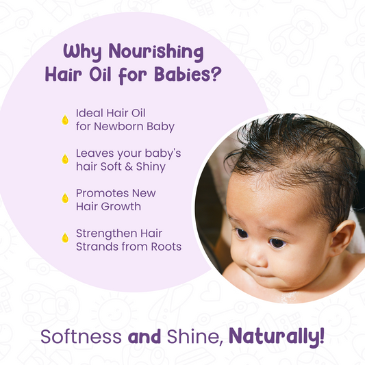 Mother Sparsh Nourishing Baby Hair Oil-With Rosemary